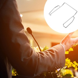 SUPVOX Receiver Belt Clip Transmitter Belt Clip Metal Mic Belt Holder Rack Belt Clip Replacement Belt Clip for Microphone Wireless Body Pack