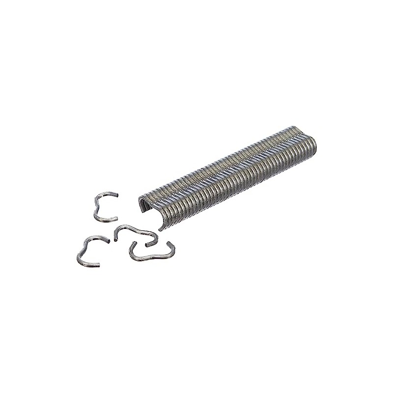 Alberts 531188 Wire Clips Galvanised Width 22 mm Set of