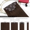Moresoo Clip-In Real Hair Extensions, Salon Quality, Soft Straight Hair,