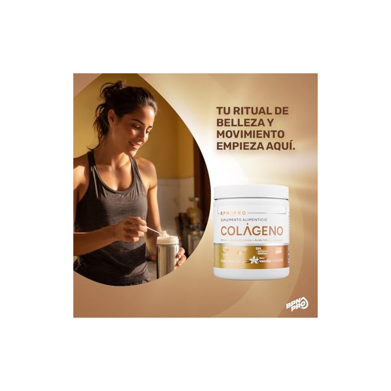 BPN PRO Colágeno Hidrolizado en Polvo Sabor Vainilla 360 g