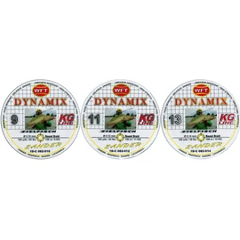 WFT Round Dynamix Zander Yellow Braided Line for Zander Fishing, Predatory Fish Line, Yellow Fishing Line, Diameter / Load Capacity: 0.10 mm / 9 kg Load Capacity
