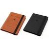 2 PACK Cartera para Pasaporte RFID, Pasaporte Funda para Hombres