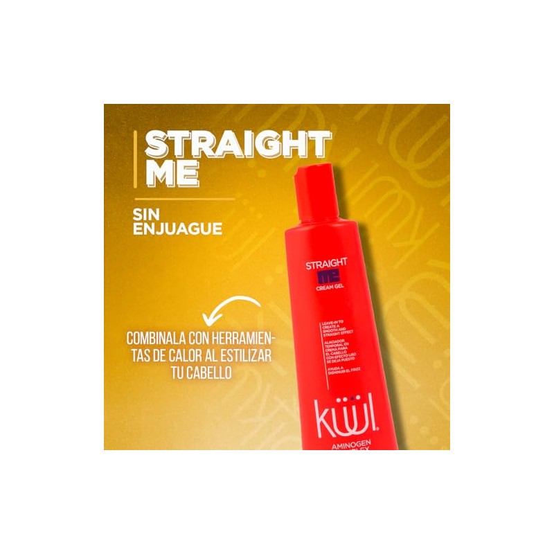 KÜÜL Straight Me Cream Gel Efecto Liso Sin Aclarado Antifrizz