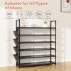 LANTEFUL 6 Tier Shoe Rack, Shoe Organizer Storage for 24-30