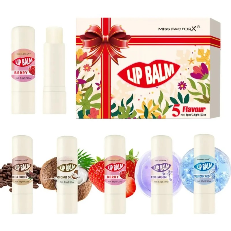 Set Labial Acido Hialuronico Aroma Naranja Hidratante Mlm