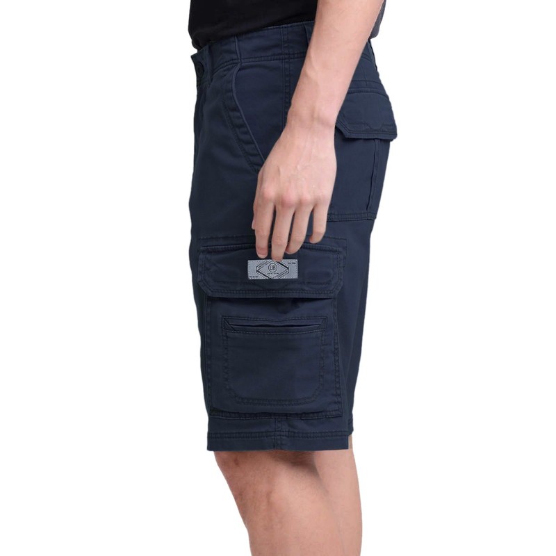 UNIONBAY Men's Wyatt Stretch Cargo Short (Navy, 32)
