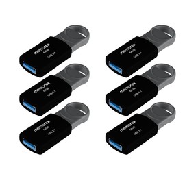 64GB Memorex USB 3.1 Flash Drive – Transfer Speeds Up to 10x Faster Than USB 2.0, Latest USB 3.1 Gen 1 Technology, Lightweight Design, for Daily File Management, Type-A Connector, 6-Pack