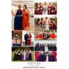 Bridesmaid Dresses for Women, Convertible Sleeve V-Neck Floor Length Prom