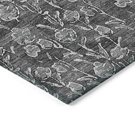 Addison Rugs Chantille ACN692 Gray 3' x 5' Indoor Outdoor Area Rug, Easy Clean, Machine Washable, Non Shedding, Bedroom, Entry, Living Room, Dining Room, Kitchen, Patio Rug
