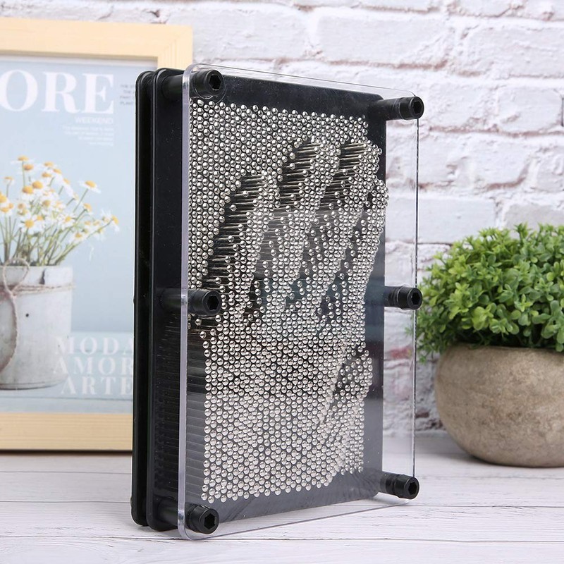 LOCADENCE 3D Pin Art Toy, Stainless Steel 3D Pin Art