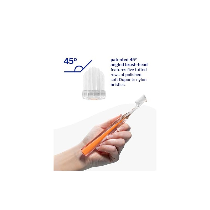 Supersmile Crystal Collection - Cepillo de dientes, color naranja
