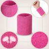 12 Pcs Neon Sweatbands Wristbands, Absorbent Sweat Wrist Band