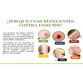 CLEANJAHVS Repelente Para Insectos De Amplio Espectro 100% Natural