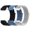Vancle 3 Pack for 20 mm Nylon Watch Strap with