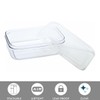 Lustroware Micro Clear Transparent Food Storage Containers with Lids –