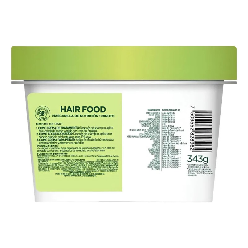 Mascarilla Capilar Garnier Fructis Hair Aguacate 350ml