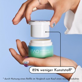 essence INAO inner and outer beauty Hydra Soul 24H Hydra Gel Cream Refill by essence, Day Cream, Vegan, Oil-Free, Paraben-Free, No Microplastic Particles, Pack of 1 (50 g)