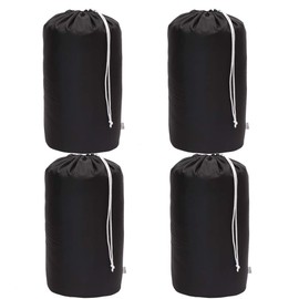 Augbunny Durable Drawstring Water Resistant Dust Flap Stuff Sack Bag 4-pack