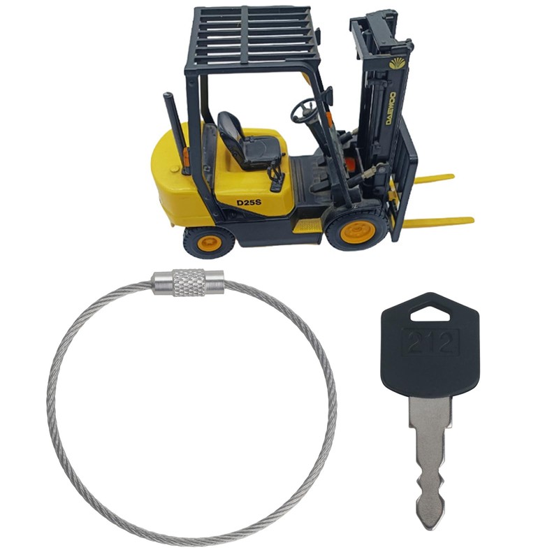 GAOHOU 6PCS Forklift 212 Ignition Key Compatible with Doosan &