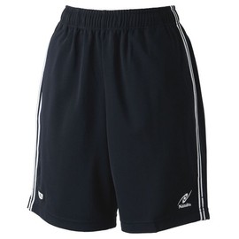 Nittaku NW-2497 LO1 Longue Shorts Black x White Line