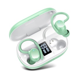 Lekaby In-Ear Headphones Wireless Bluetooth 5.3 with HD Mic, 128 Hours HiFi Stereo Wireless Headphones, Noise Cancelling Earphones, IP7 Waterproof LED Display