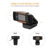 LYCANDER USB Webcam with Built-in Microphone, 1080p Full HD, 30fps,