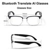 Yosugar Smart Translation Glasses with AI,Smart Bluetooth Glasses for Men,