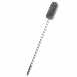 1 Pcs Microfiber Feather Dusters for Cleaning, Gray