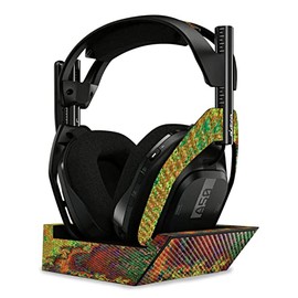 MightySkins Carbon Fiber Skin Compatible with Astro A50 Wireless Headphones + Base Station (Gen 4) - Rust | Protective, Durable Textured Carbon Fiber Finish | Easy to Apply | Made in The USA