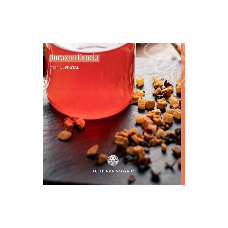 Molienda Sagrada, Tisana Frutal, Durazno Canela, 500 gr