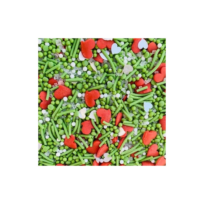 Christmas Mistletoe Kisses Sprinkle Blend - 90g