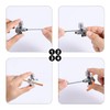4 Pcs Bullet Piercing Valves with Wrenchs, Bullet Piercing Valve