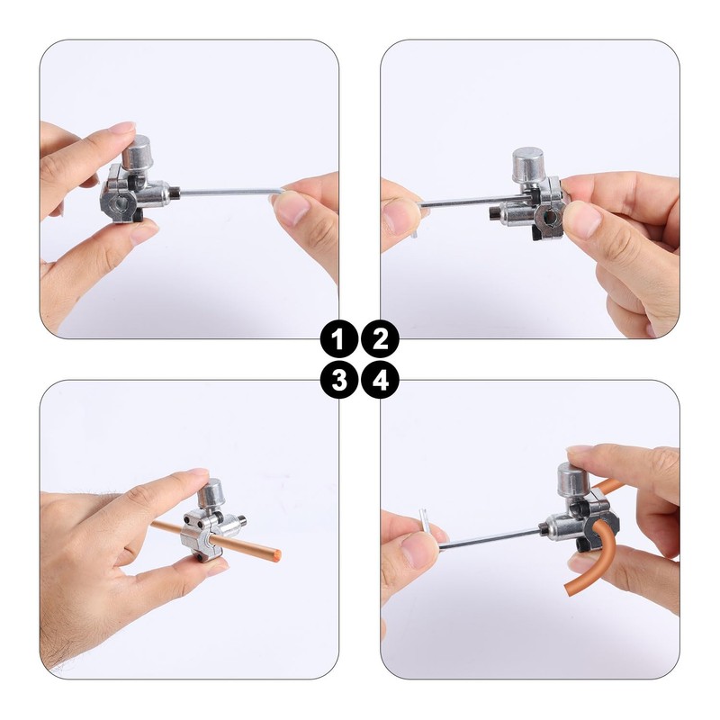 4 Pcs Bullet Piercing Valves with Wrenchs, Bullet Piercing Valve