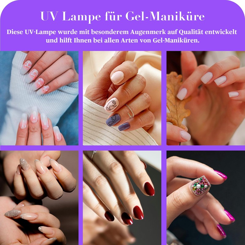 Mini UV Lamp for Nails, 5W UV Lamp for Gel