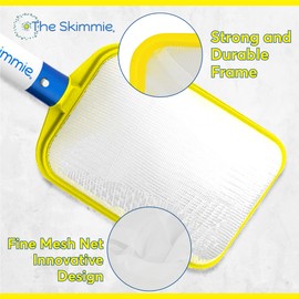 The Skimmie Replacement NET ONLY Durable Fine Mesh Pool Net for Efficient Cleaning of Floating Debris in The Skimmier, Spa, Hot Tub, Ponds and Small Pools