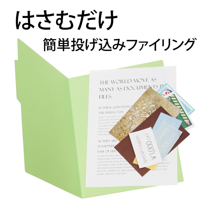 Plus Individual Folders, Recycled Paper