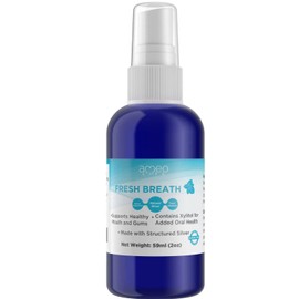 Mouth Spray with 10 ppm Colloidal Silver - Natural Breath Freshener, Dry Mouth Spray to Help with Bad Breath - 2 oz