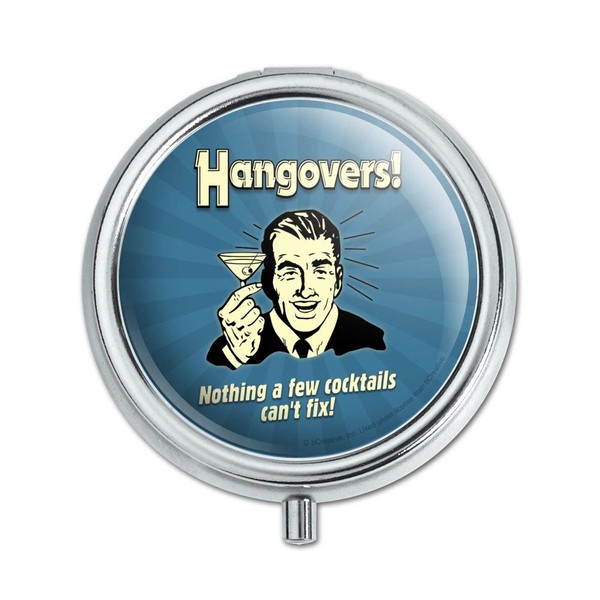 Hangovers Nothing a Few Cocktails Can't Fix Funny Humor Retro