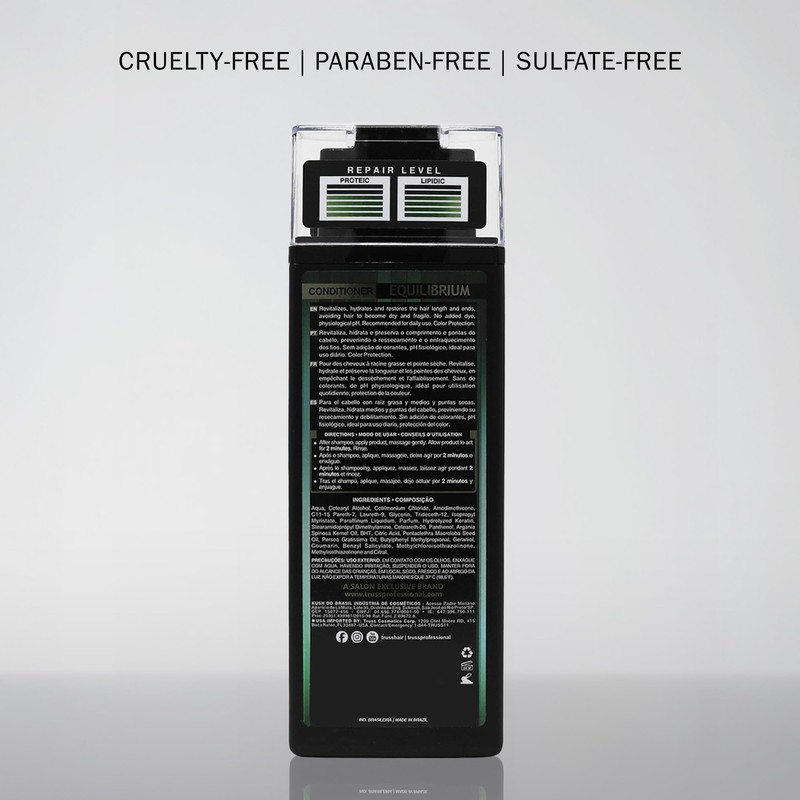 TRUSS Equilibrium Conditioner for Oily Scalp - Hydrating Conditioner with