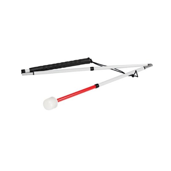 Graphite 5-Sec. Folding Cane-Marshml Roller-62-in