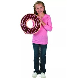 RI 2 EXTRA LARGE 15" JUMBO INFLATABLE DONUTS POOL RAFT FLOAT LUAU TOY INFLATE SWIM