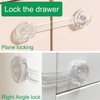 8 Pack Child Safety Locks for Drawers Cabinets Refrigerators Doors,