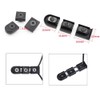LThyzszb MLOK Tactical Light & Laser Pressure Switch Cable Guides
