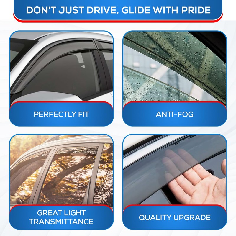 Immortal Group IG Window Visor for Infiniti EX35 EX37 2007-2013,