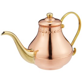 TMG Supplies Copper Aladdin ko-hi-potto (Tea Unisex), Service for 5 900cc pkc47 