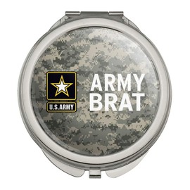 U.S. Army Brat Compact Travel Purse Handbag Makeup Mirror
