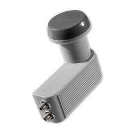 Schwaiger FLS992R 031 Universal Twin LNB, 40 mm, 0.2 dB Grey