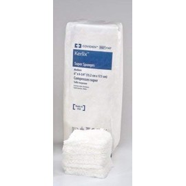 Covidien Fluff Dressing Gauze 6 X 6-3/4 Inch Rectangle NonSterile -Bag of 100
