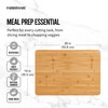 Farberware Extra-Large Wood Cutting Board, Reversible Chopping Board for Kitchen