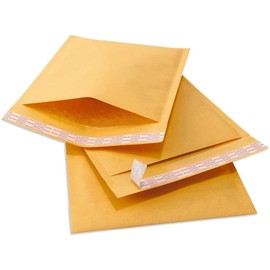 Kraft Bubble Mailers Mailing Packing Envelopes (5, #1 7.25" x 11")